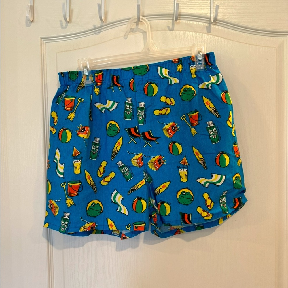 Bull frog men’s cotton boxer shorts size large 38-40 new without tags vintage